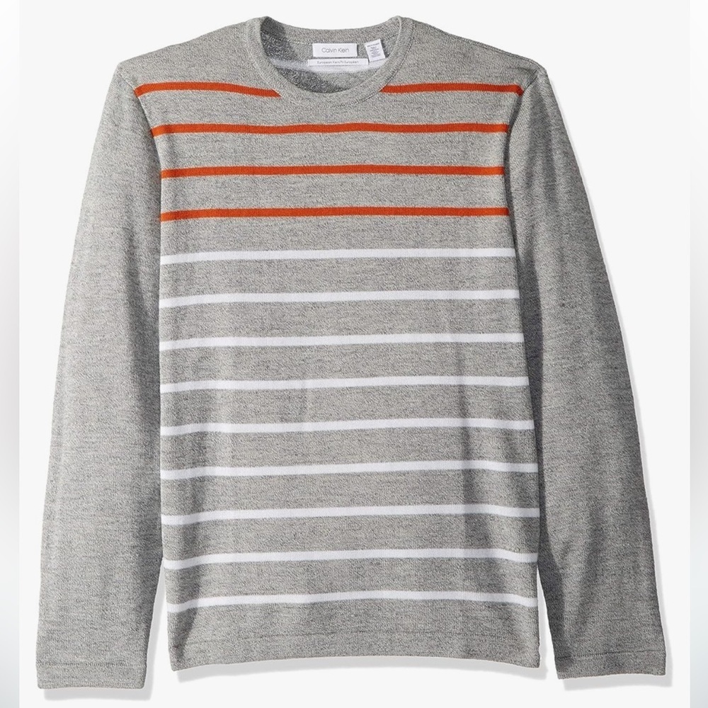 $98 Calvin Klein Men's Crew Neck Long sleeve Merino Sweater XL